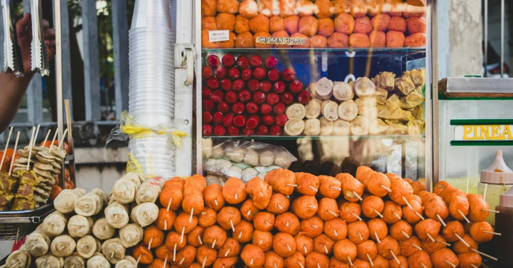 filipino street food stall