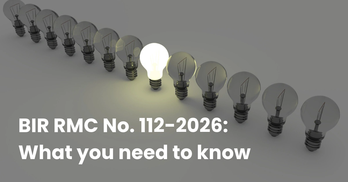 BIR RMC No. 112-2026